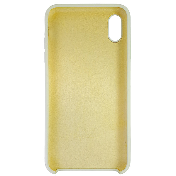 Чохол Copy Silicone Case iPhone XS Max Cream (51) - 4