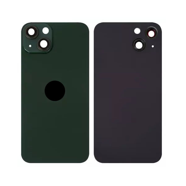 Задня кришка для iPhone 13, зі склом камери, Small Hole, Green - 1
