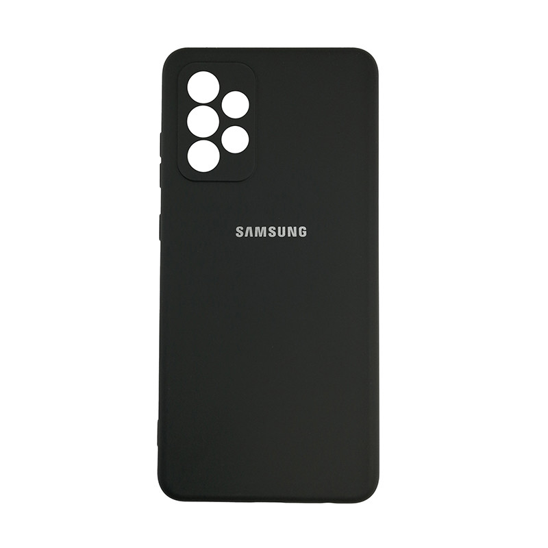 Чохол Silicone Case for Samsung A52 Black (18) - 1