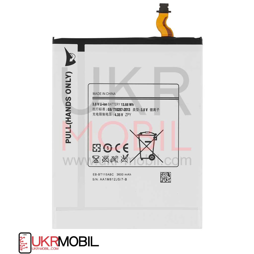 Акумулятор Samsung T110 Galaxy Tab 3 Lite 7.0, T111 Galaxy Tab 3 Lite 7.0 3G 3600 mAh (EB-BT115ABE) - 2