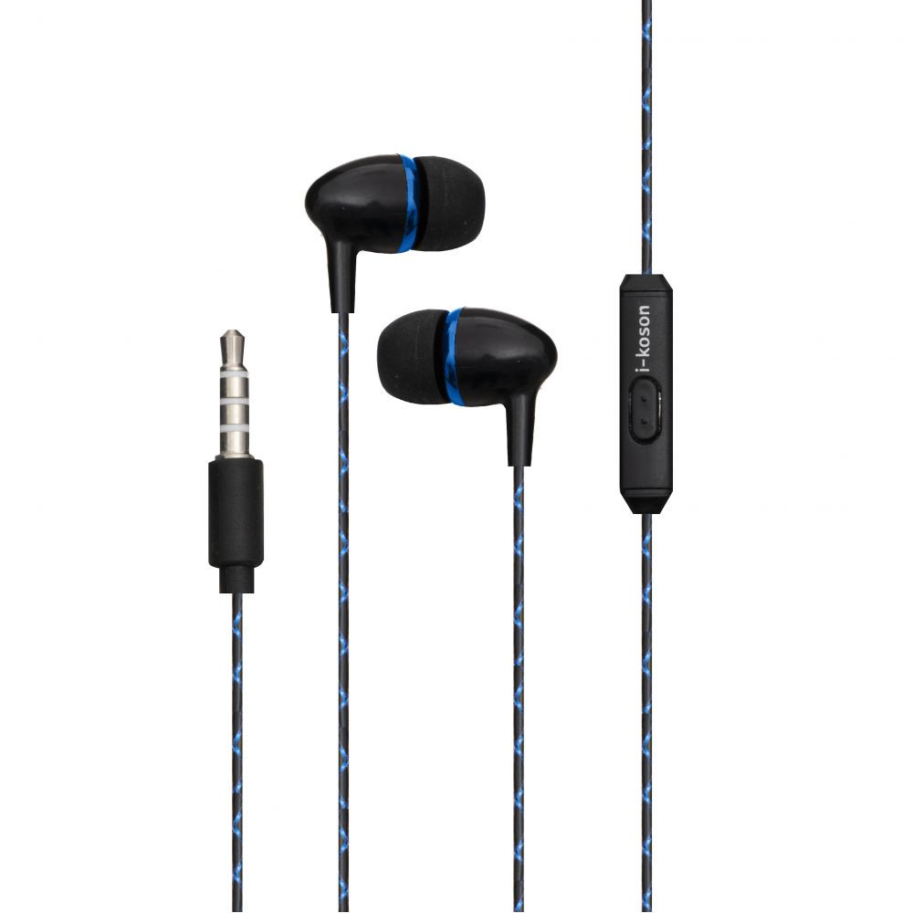 Гарнітура i-Koson i-S3 Black-Blue - 1
