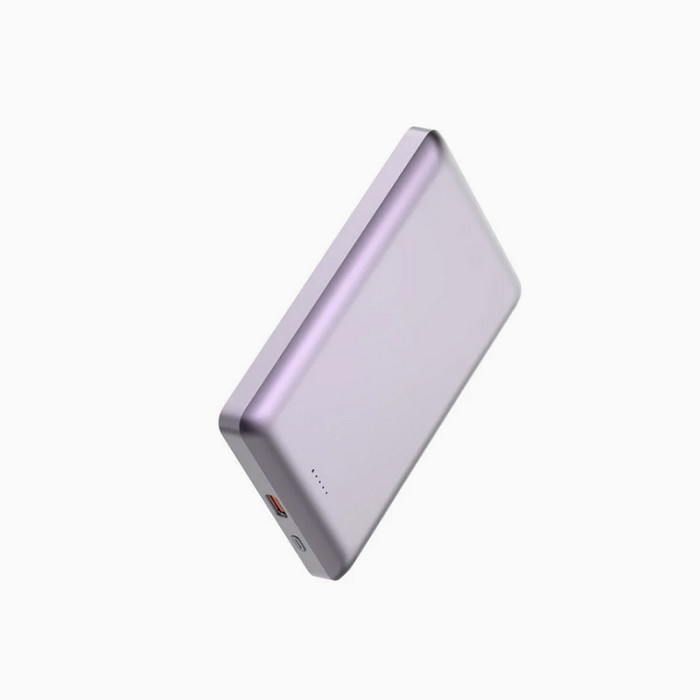 Універсальна мобільна батарея Aspor A382 Magnetic Wireless 10000mAh (Type-C/20W), purple - 2