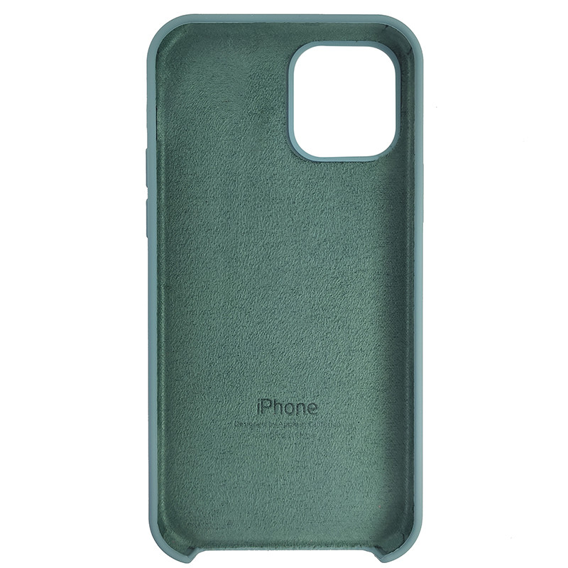 Чохол Copy Silicone Case iPhone 12/12 Pro Pine Green (61) - 3