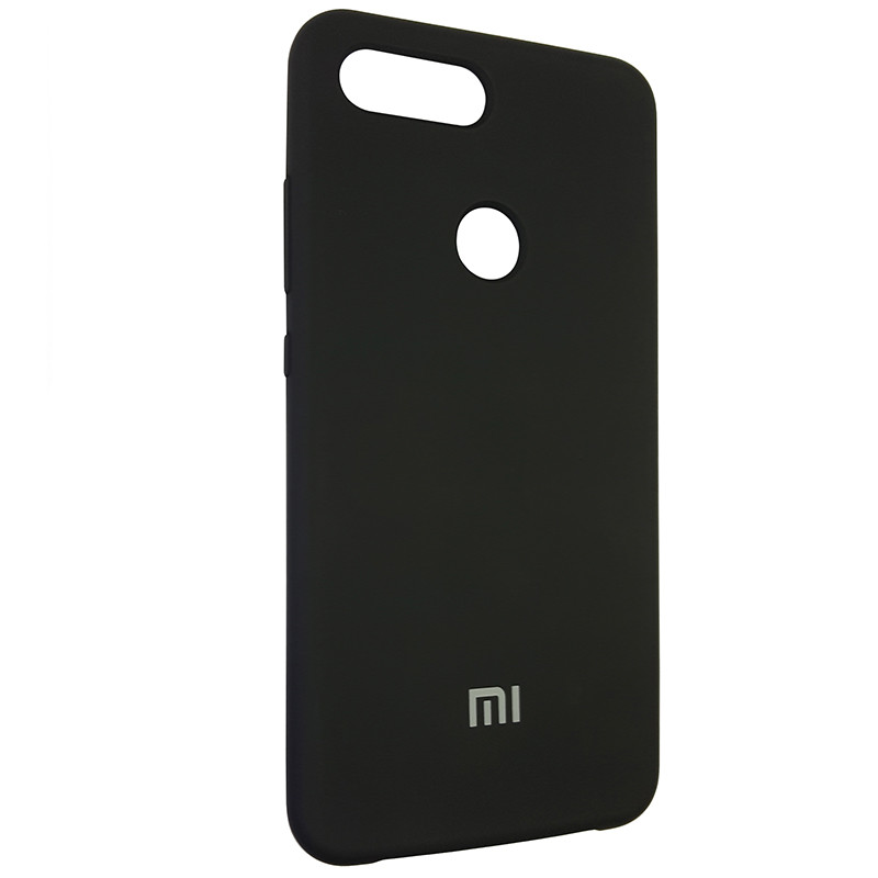 Чохол Silicone Case for Xiaomi Mi 8 Lite Black (18) - 2