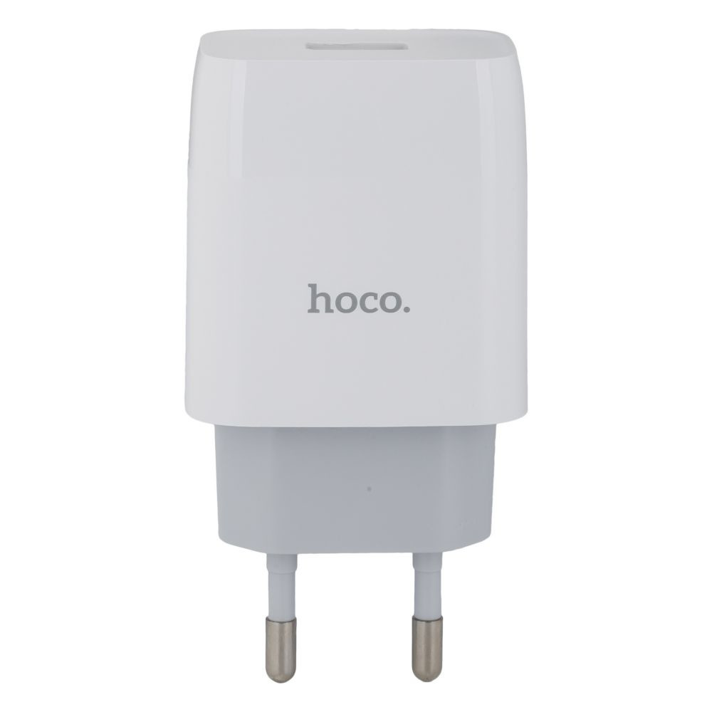 Мережевий Зарядний Пристрій Hoco C72A, Cable Type-C, White - 1