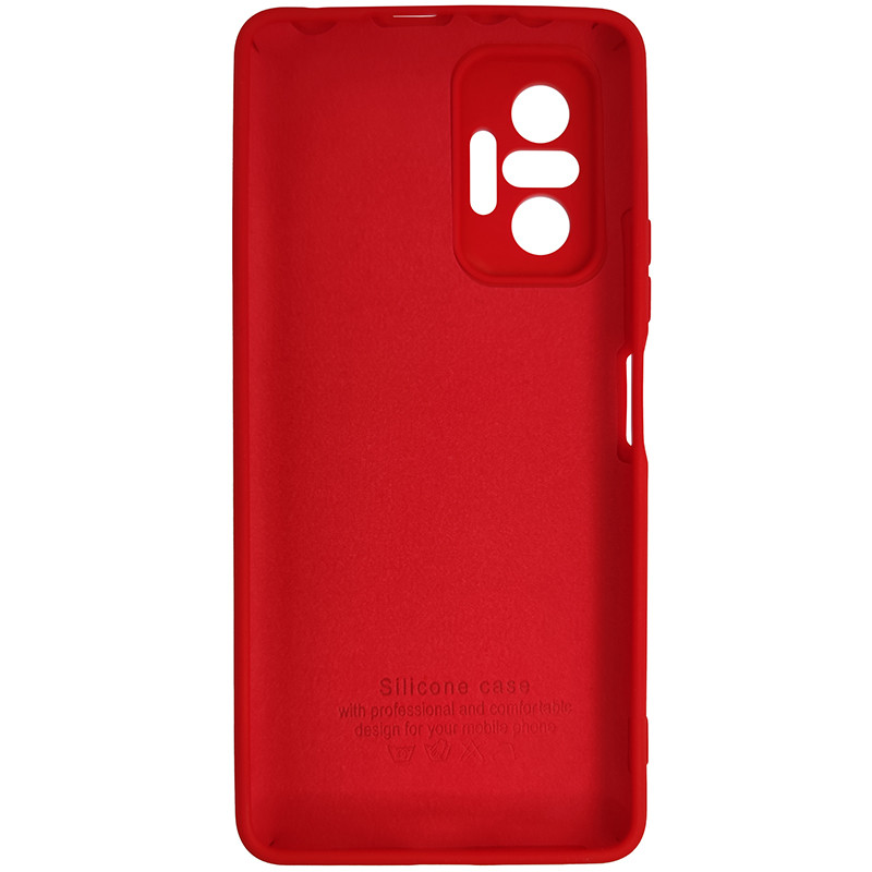Чохол Silicone Case for Xiaomi Redmi Note 10 Pro Red (18) - 3