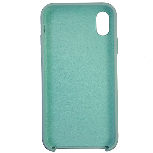 Чехол Copy Silicone Case iPhone XR Mist Green (17) - 4