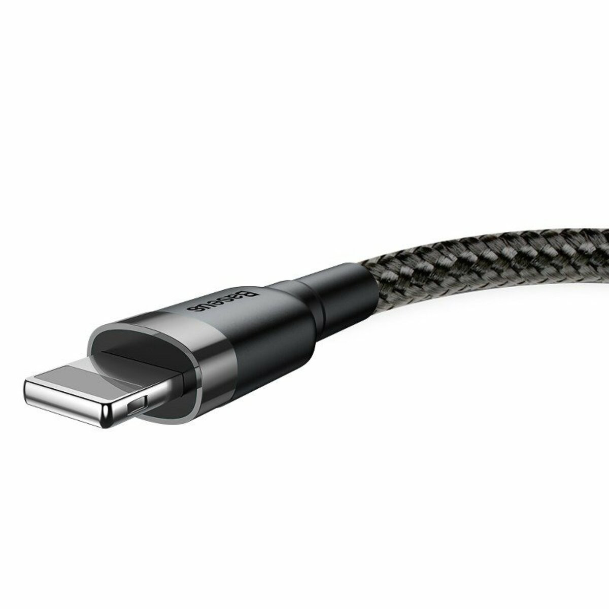 Кабель Baseus Cafule Cable, Lightning, 2.4A, 1m, Gray-Black - 10
