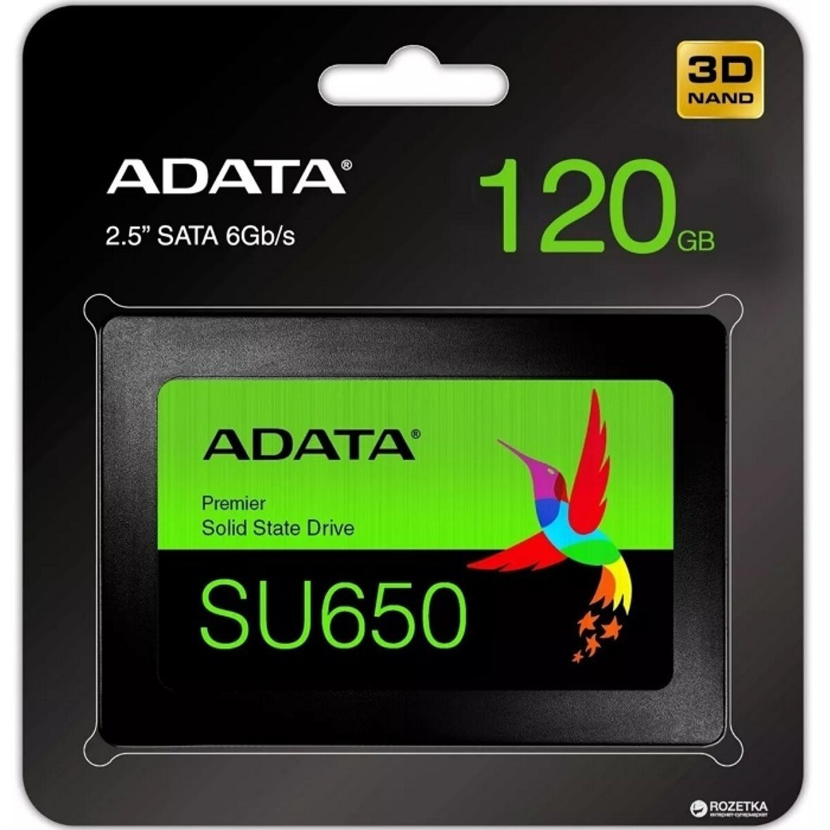 SSD-накопичувач ADATA Ultimate SU650 120GB 2.5 SATA III 3D NAND TLC - 3