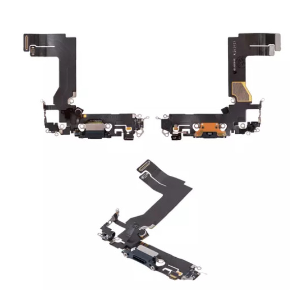 Шлейф для iPhone 13 mini, з роз'ємом зарядки та мікрофоном, Original PRC, Midnight - 1