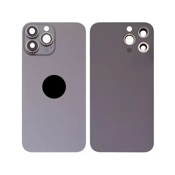 Задня кришка для iPhone 13 Pro Max, зі склом камери,Small Hole, Graphite - 1