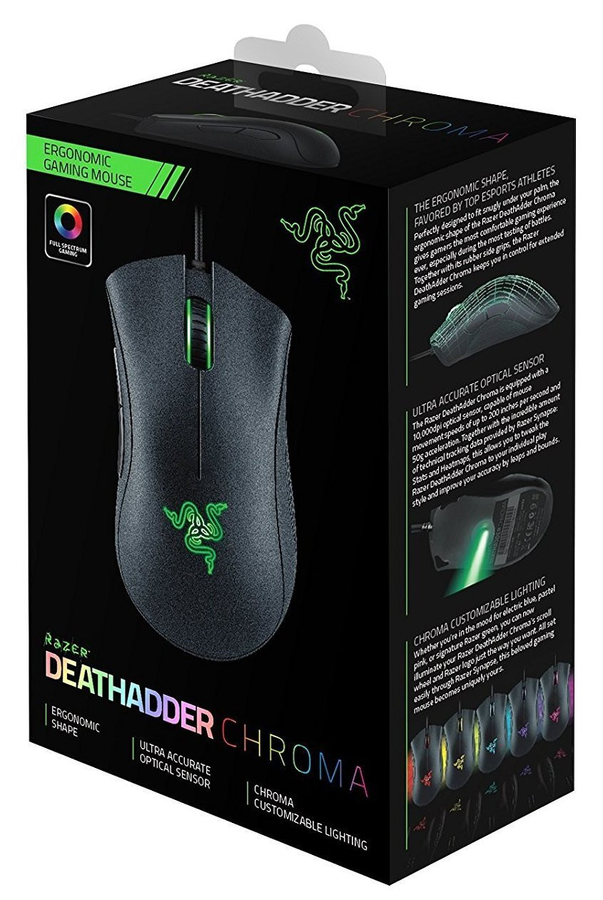 Комп'ютерна USB миша RAZER DeathAdder CHROMA 10000dpi - 1