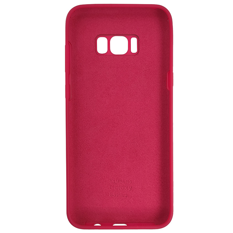 Чохол Silicone Case for Samsung S8 Plus Camellia Red (25) - 3