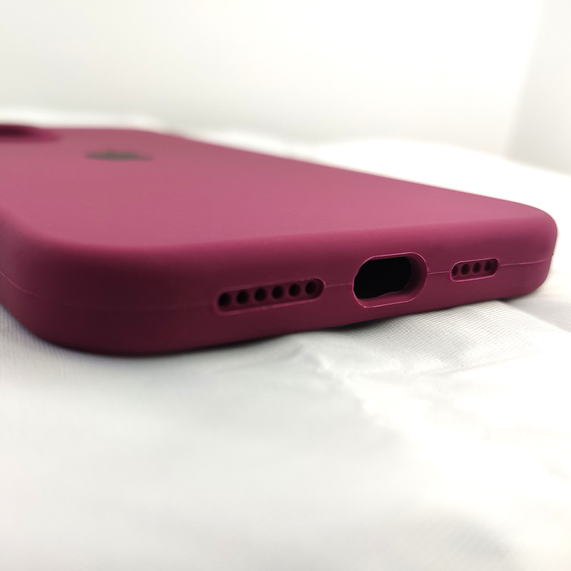 Чохол Copy Silicone Case iPhone 12 Pro Max Bordo (52) - 4