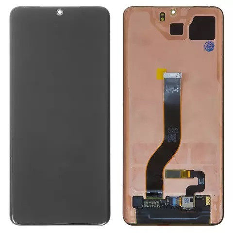 Дисплейний модуль для Samsung G985 Galaxy S20 Plus, Original Ref., Black - 1