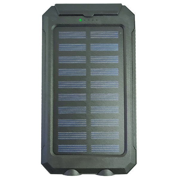 Універсальна мобільна батарея Logilink LCC5354269, Solar Charge, 2,4A, 10000 mAh Black - 1