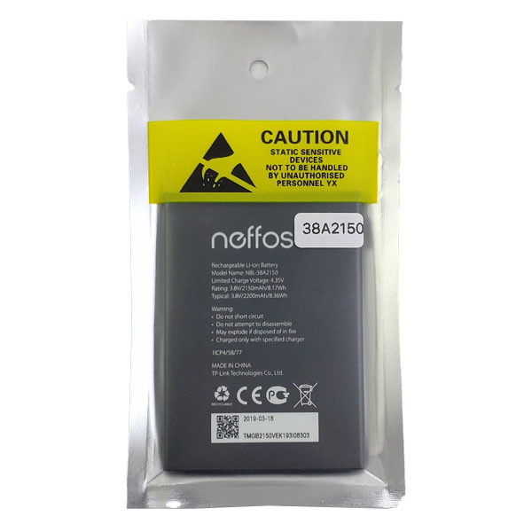 Акумулятор Original TP Link Neffos C7 Lite, NBL-38A2150 - 2