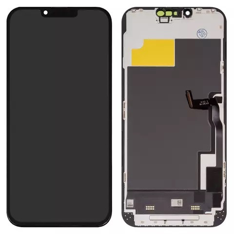 Дисплейний модуль для iPhone 13 Pro Max, Copy, TFT, ZY, LTPS FHD, Black - 1