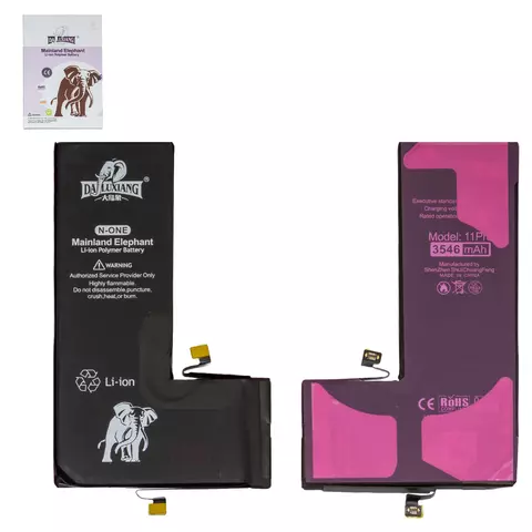 Акумулятор iPhone 11 Pro, High Capacity Original IC, 3546 mAh, Da Luxiang - 1