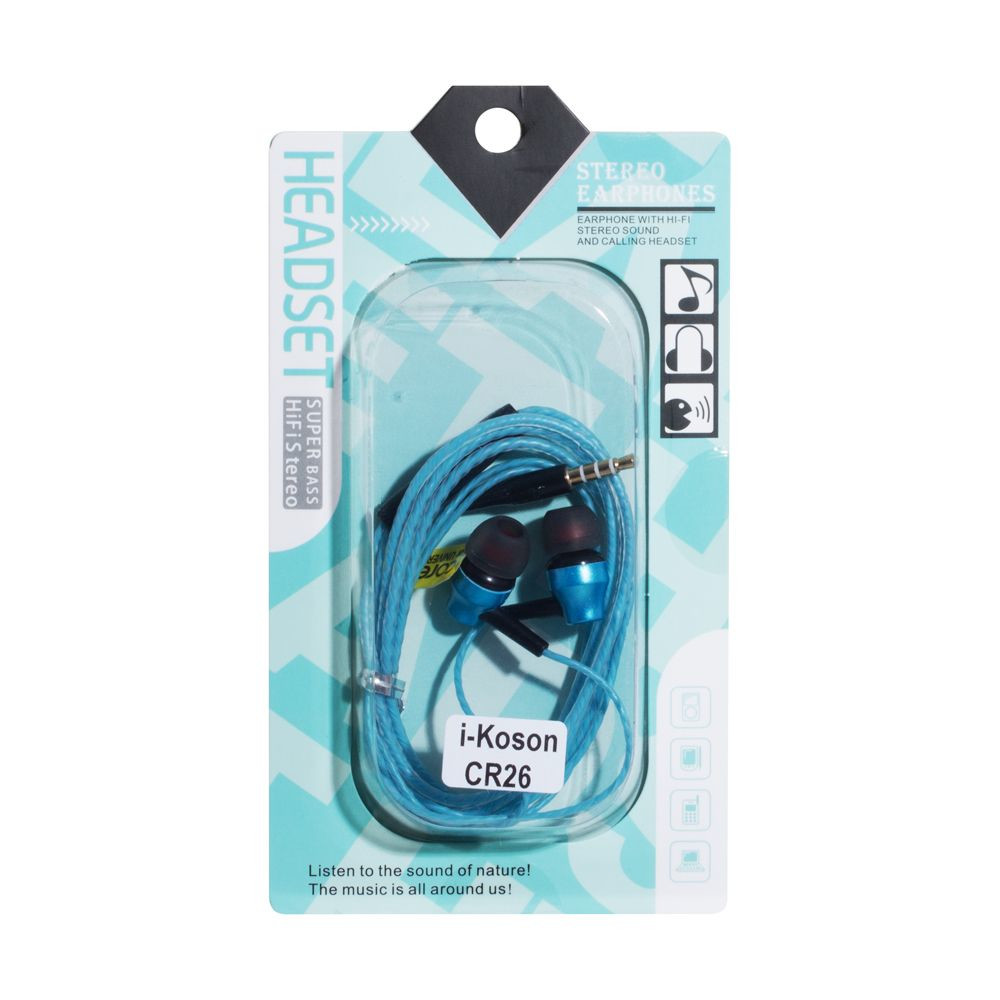 Гарнітура i-Koson i-CR-26 Black - 2