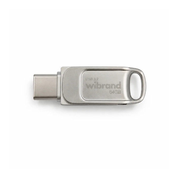 Флешка Wibrand Bee, USB 3.2 Gen1, 64Gb, Silver - 1
