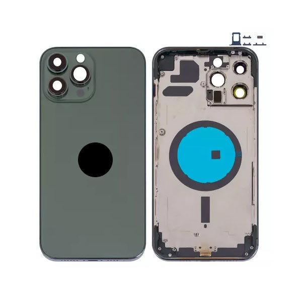 Корпус для iPhone 13 Pro Max, High Copy, Alpine Green - 1