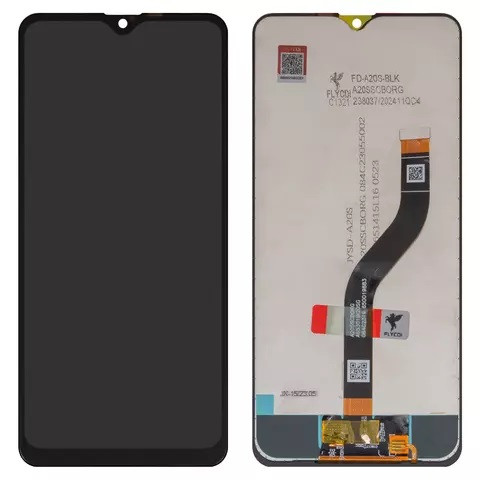 Дисплейний модуль для Samsung A207 Galaxy A20s, FLYCDI, Black - 1