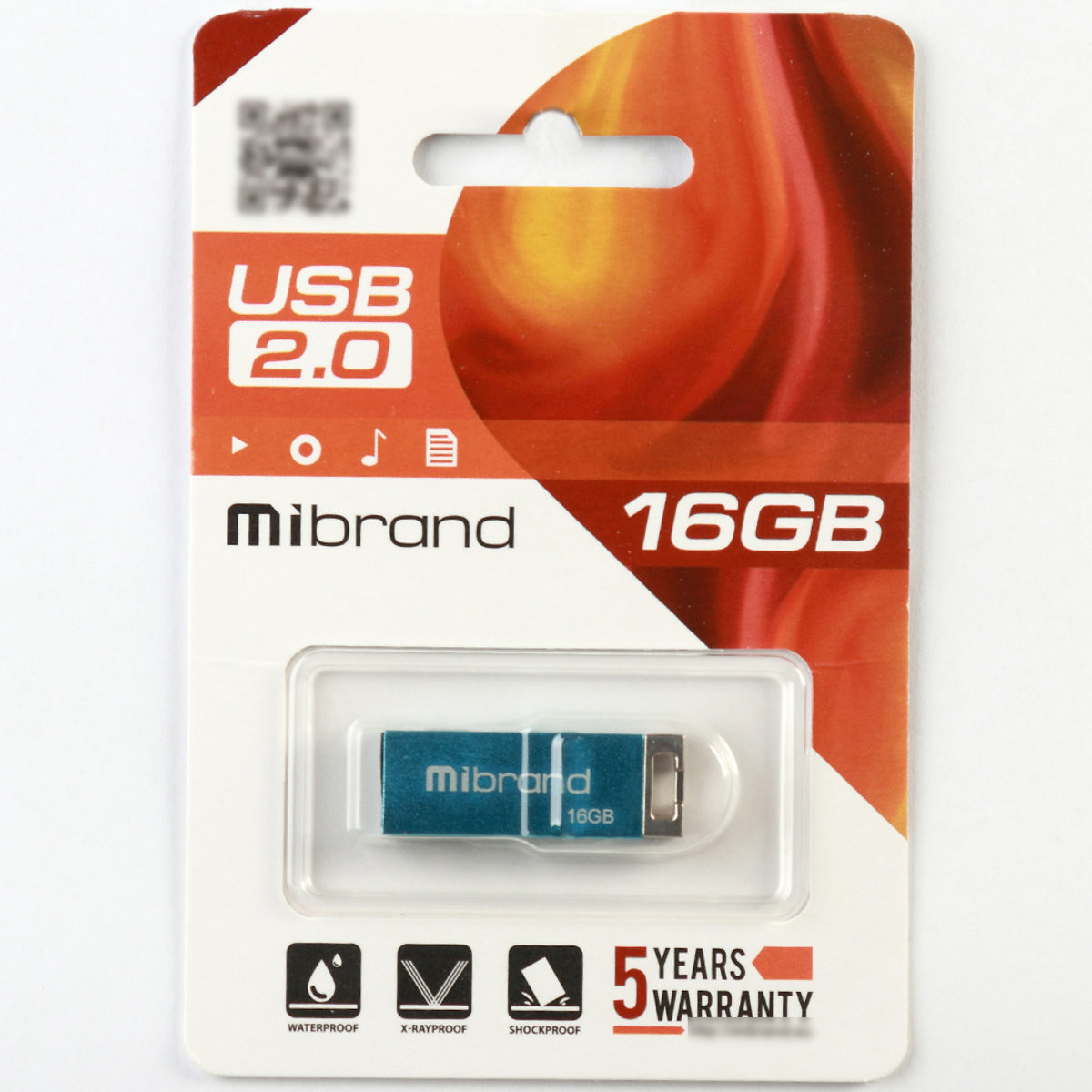 Флешка Mibrand USB 2.0 Chameleon 16Gb Light blue - 2