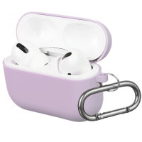 Silicone Case for AirPods Pro Light Violet (41)