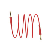 Кабель AUX Borofone BL1, Jack 3.5 mm to Jack 3.5 mm, 1m, Red