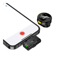 Мікрофон безпровідний Hoco L21 Charm, Lightning, Black 2