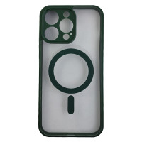 Чохол Transparante Case with MagSafe для iPhone 12 Pro Max Green