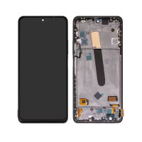 Дисплейний модуль для Xiaomi Mi 11i, Poco F3, з рамкою, High Copy, OLED, Black