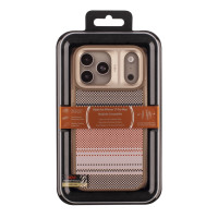 Чохол Kajsa Resort Collection Gradient Stripe with MagSafe для iPhone 17 Pro Max, Desert Gold B-Ring 4