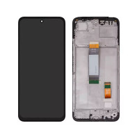 Дисплейний модуль для Xiaomi Redmi 13, з рамкою, Service Pack, Black