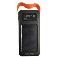 Універсальна мобільна батарея Bilitong S-13, Solar Charge, Cable Micro/iPhone/TypeC, 60000 mAh Black