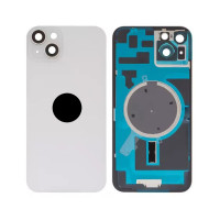 Задня кришка для iPhone 14 Plus, зі склом камери, High Copy, White