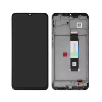Дисплейний модуль для Xiaomi Poco M3, Redmi 9T, з рамкою, High Copy, Black