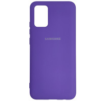 Чохол Silicone Case for Samsung A02s Light Violet (41)