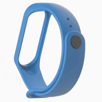 Ремінець для фітнес браслету Mi Band 5/6/7 Silicone, Blue 1