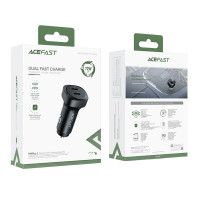 Автомобільний зарядний пристрій Acefast B2, 72W, 2xType-C, Black 2
