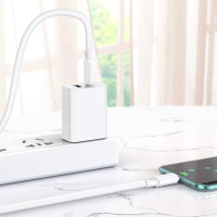 Кабель Borofone BX81, Type-C to Type-C, 1m, PD 60W, White 1