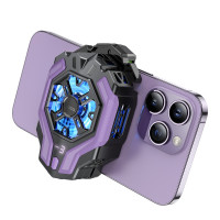 Мобільний кулер Hoco GM26 Type-C, Black-Purple 7