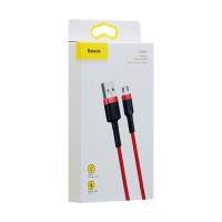 Кабель Baseus Cafule Cable, Micro, 2.4A, 1m, Red 2