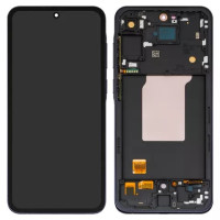 Дисплейний модуль для Samsung A556 Galaxy A55, з рамкою, High Copy, OLED, Navy