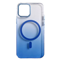 Чохол Gradient Metal Frame with Magsafe iPhone 14 Pro Max Blue