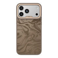 Чохол Kajsa Glamorous Collection Fluid Art with MagSafe для iPhone 17 Pro Max, Desert Gold