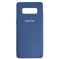 Чехол Silicone Case for Samsung Note 8 Blue (24)