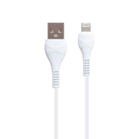 Мережевий зарядний пристрій Hoco C72A, Cable Lightning, 5V, 2.1A White 3