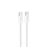 Кабель Hoco X104 Source, Type-C to Type-C, 1m, 60W, White 9